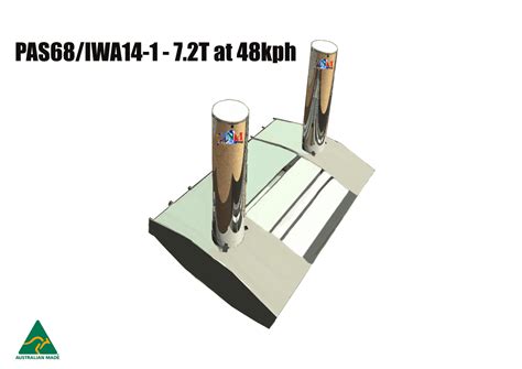 Centurion Shallow Mounted Hvm Pas68 Iwa 14 Bollard Fixed Australian