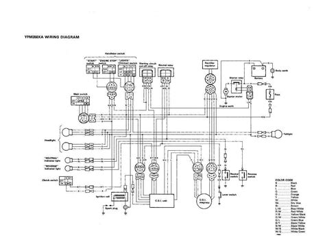 Complete Wiring Diagram for Yamaha Big Bear 400
