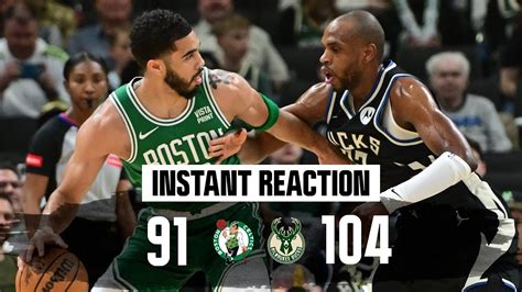 INSTANT REACTION Celtics Fall To Bucks Giannis Antetokounmpo Suffers