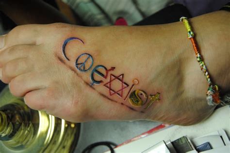 Coexist tattoo, Tattoos, Traditional tattoo