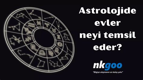 Astrolojide Evler neyi ifade eder 12 anlamı Nkgoo