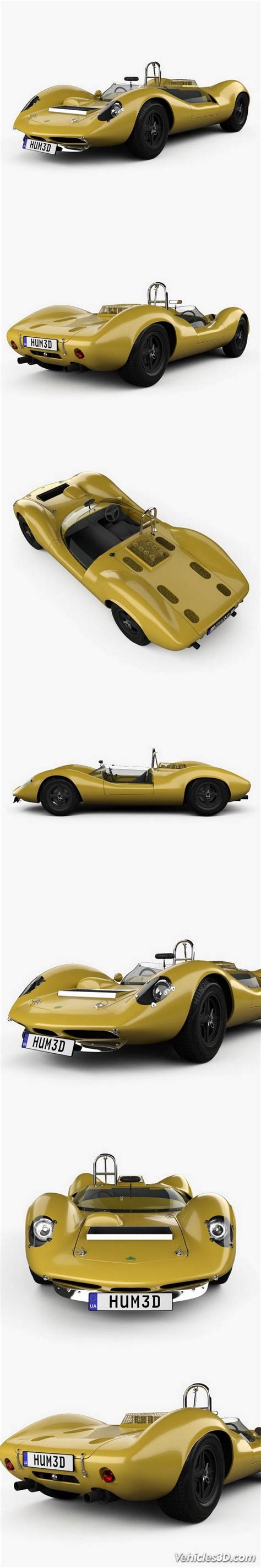 Lotus 30 1964 – 3D Model » Vehicles3D.com