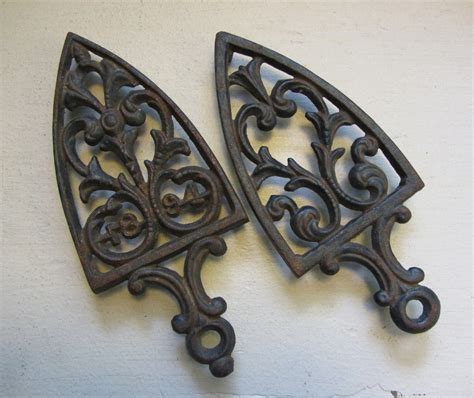 Two Antique Cast Iron Trivets By Magyarbeader On Etsy