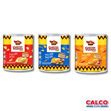 40g Mister Potato Crisps Kerepek Kentang Original Barbecue Hot