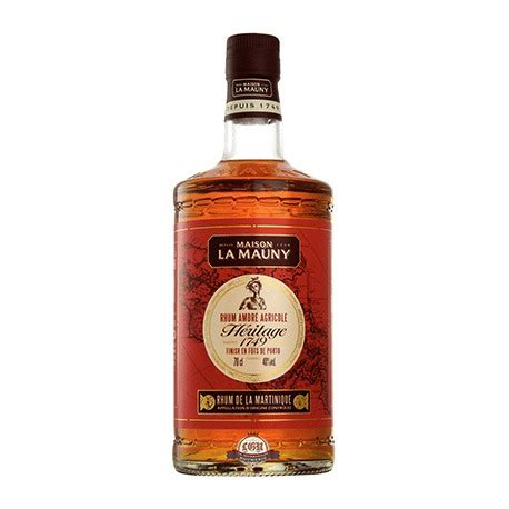 La Mauny H Ritage Rhum Ambre Agricole Martinique