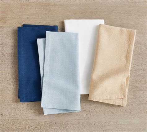 Everyday Organic Cotton Napkins Set Of 4 Pottery Barn