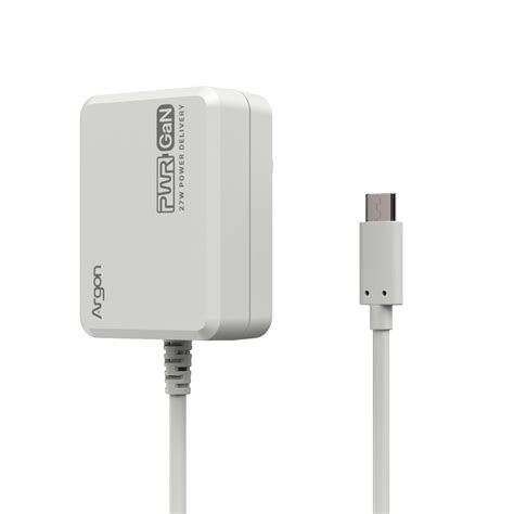 Argon PWR GaN USB-C PD Power Supply 27 Watts – Argon 40 Technologies