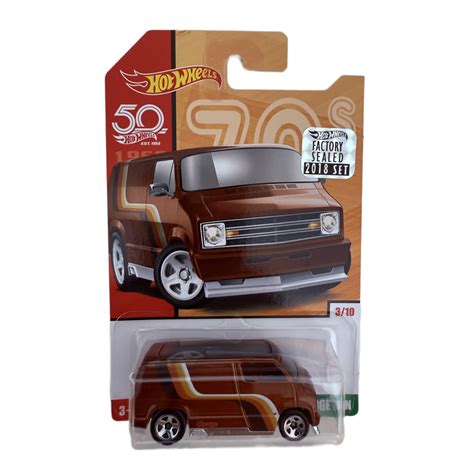 Hot Wheels 2018 50th Anniversary Factory Set Cars Of The Decades Custom