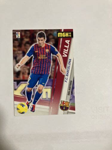 2012 13 Panini Megacracks MGK La Liga David Villa 54 EBay