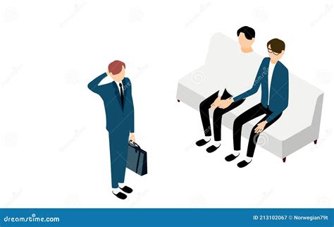 Isometric LGBT One Of The Sexual Diversity Parenting Of Gay Couples Stock Illustration