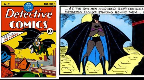 Batman S First Appearance It S Monumental Importance YouTube