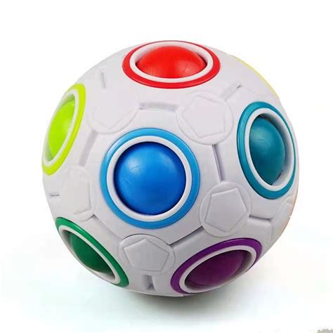 Regenboog Bal Puzzels Antistress Cube Voetbal Magi Grandado