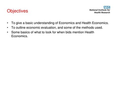 Ppt Introduction To Health Economics Powerpoint Presentation Free