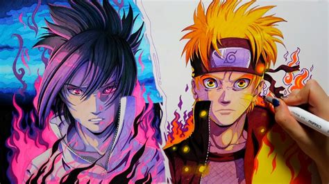 Dessin De Naruto Et Sasuke Se Imagesee