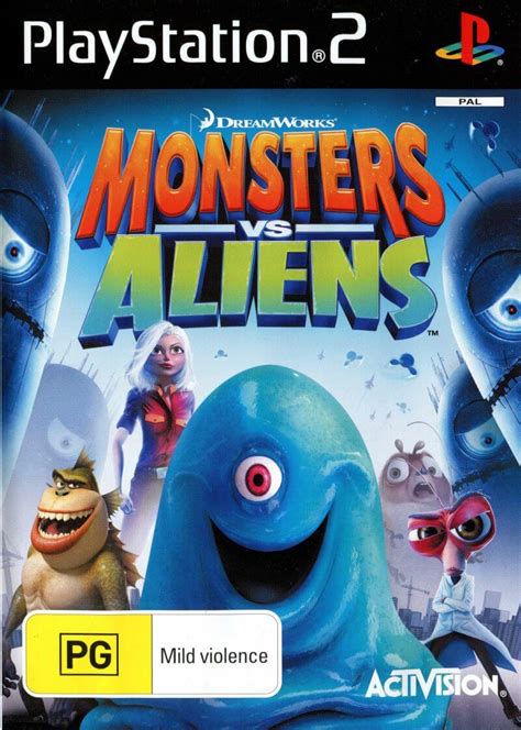 DreamWorks Monsters vs. Aliens ROM & ISO - PS2 Game