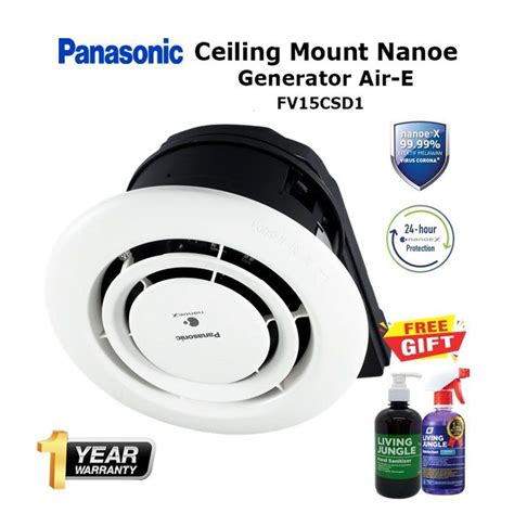 Panasonic Ceiling Mount Nanoe X Generator Air E Air Purifier Lazada