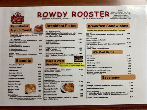 Rowdy Rooster Bar And Grill Bristol Menu Reviews 73 Photos 17