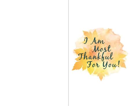 FREE Printable Thanksgiving Cards - 2024 PDF - Strength Essence