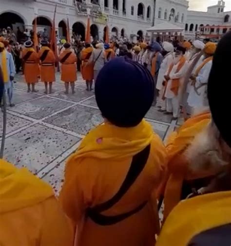 ਗੁਰਦੁਆਰਾ ਸ੍ਰੀ ਪੰਜਾ ਸਾਹਿਬ ਵਿਖੇ ਵਿਸਾਖੀ ਨੂੰ ਸਮਰਪਿਤ ਸਜਾਇਆ ਗਿਆ ਨਗਰ ਕੀਰਤਨ