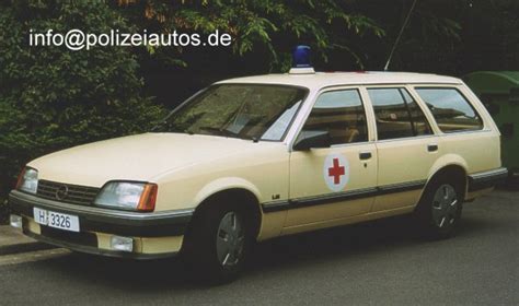 Polizeiautos De Opel Rekord Caravan