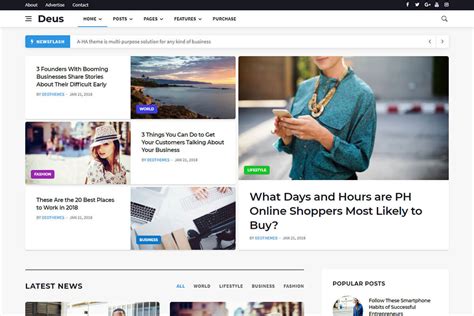 20 Best News Website Templates To Create News Website Edition