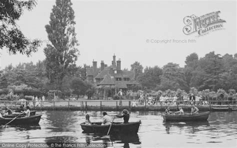 Photo of Wallington, The Lake, The Grange c.1955