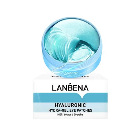 LANBENA MASECZKA POD OCZY PŁATKI ŻELOWE HYDROŻELOWE KWAS HIALURONOWY 60 ...