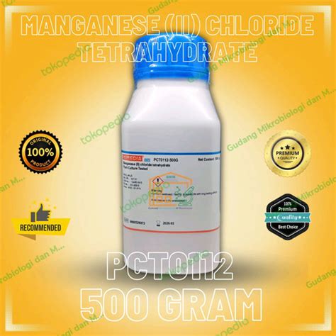 Jual Manganese II Chloride MnCl2 4H2O 500 Gram Kab Bogor