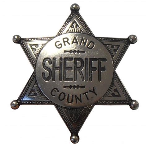 Placa De Sheriff Grand County Denix 【2021】😍 😍