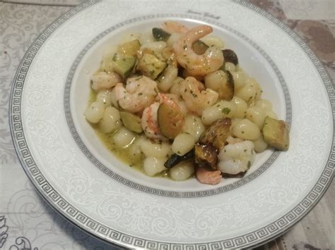 Gnocchi Di Patate Ai Gamberi E Zucchine Le Mie Loverie