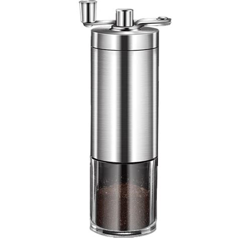 Manual Coffee Grinder with External Adjustments, Ceramic Conical Burr ...