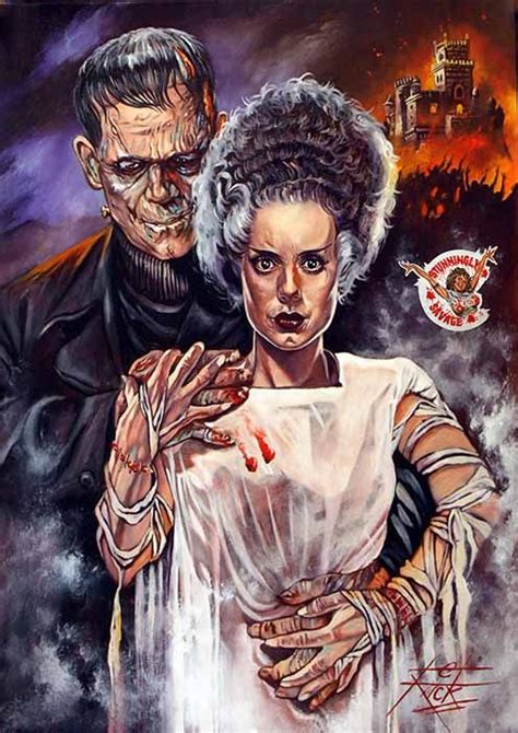 Frankenstein And The Bride Novia De Frankenstein Monstruos Clásicos Películas Clásicas De Terror