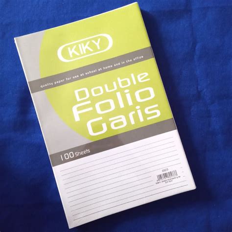 Jual Double Folio Garis Kiky Isi Lembar Shopee Indonesia