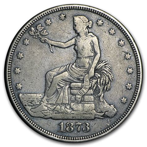 Buy 1873-CC Trade Dollar Very Fine | APMEX