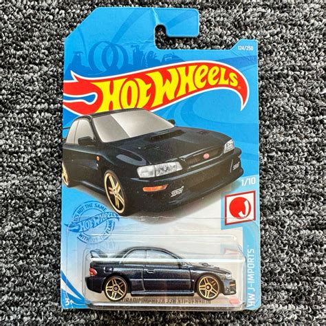 Hot Wheels Subaru Impreza B Sti Version Creased Considered Loose Shopee Malaysia