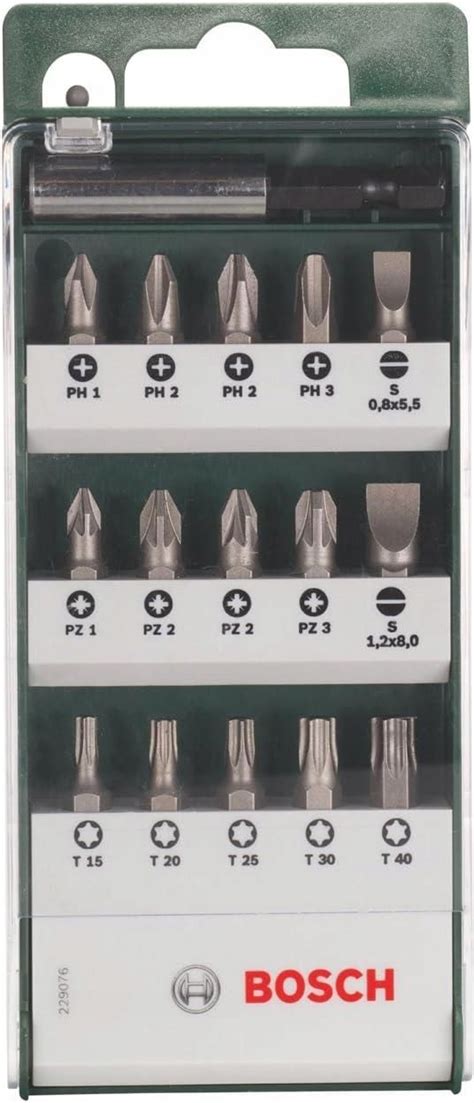 Bosch zestaw końcówek bitów PH PZ TORX S 16szt 2609257977 Opinie i