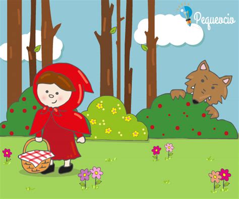 Cuento De Caperucita Roja Pequeocio