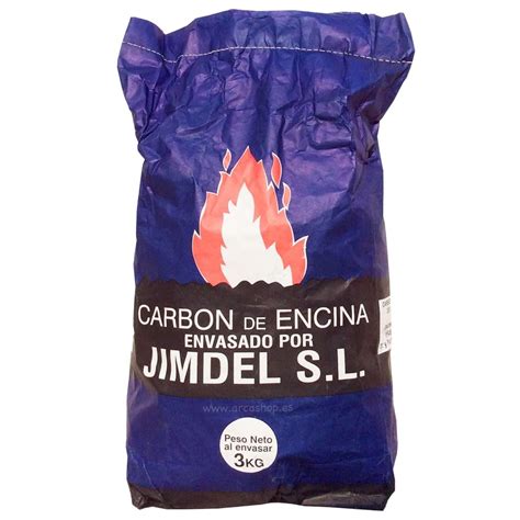 Saco Carbón de Encina para Barbacoas 3kg BBQ