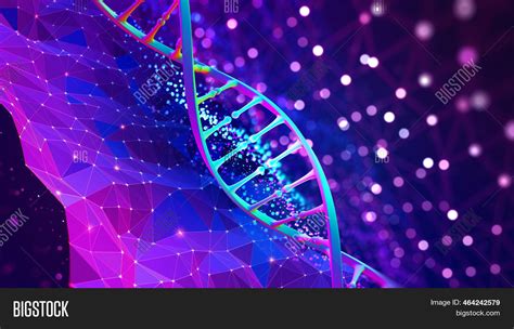 Dna Helix 3d Image And Photo Free Trial Bigstock