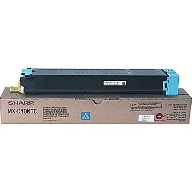 Sharp Mx C Ntc Standard Yield Cyan Toner Cartridge Genuine Oem New