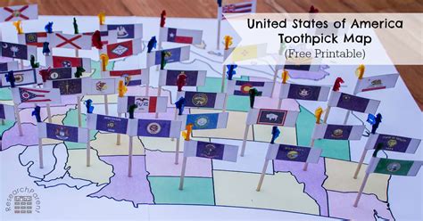 United States of America Toothpick Map - ResearchParent.com