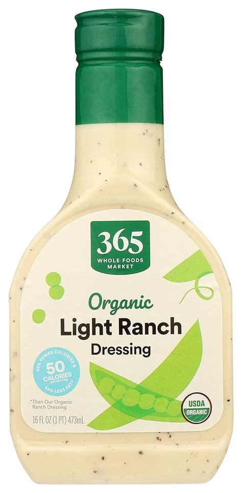 Buy 365 By Whole Foods Market Dressing Ranch Light Organic 16 Fl Oz