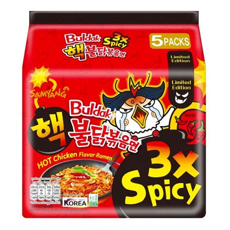 Buy Samyang Buldak Hot Chicken Flavour Ramen X Spicy G Pack Of Korean Supermarket