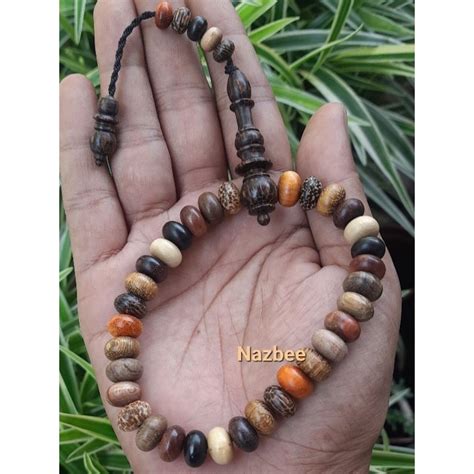 KAYU Tasbih 33 Combination Of 12 Types Of Archipelago Lucky Wood