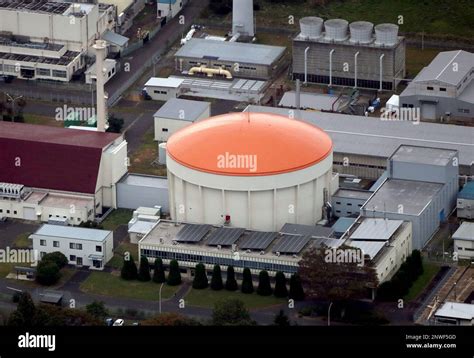 An Aerial Photo Shows The Materials Testing Reactor Jmtr At The Oarai