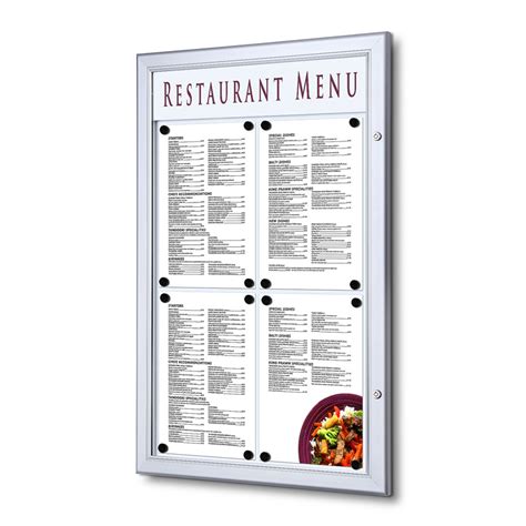 Outdoor Menu Board | External Menu Display