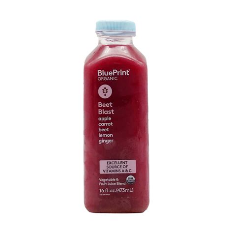 Organic Beet Apple Carrot Lemon Ginger Juice Fl Oz Blueprint