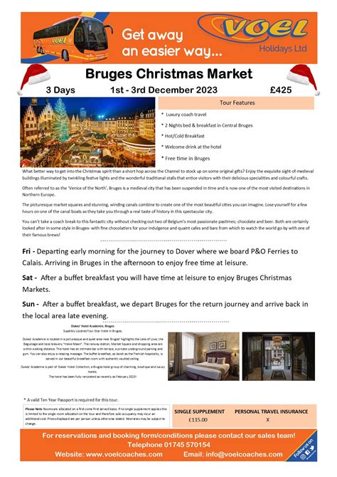 Bruges Christmas Markets