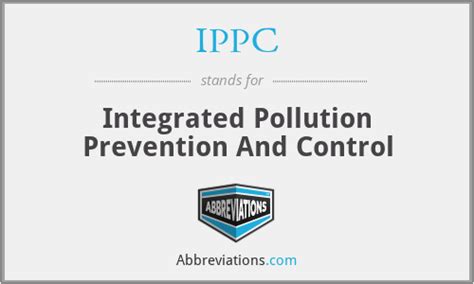 Ippc Integrated Pollution Prevention And Control