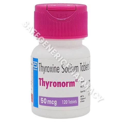 Thyronorm 50mcg Tablet Thyroxine Sodium Lowest Price Online Safe